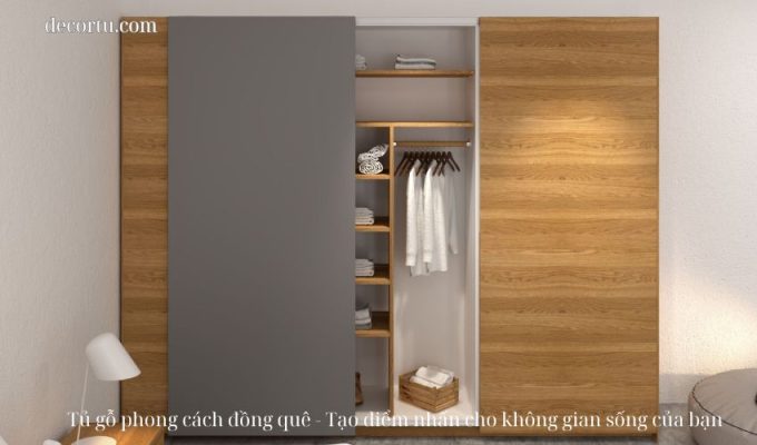 Tủ gỗ phong cách đồng quê – Tạo điểm nhấn cho không gian sống của bạn